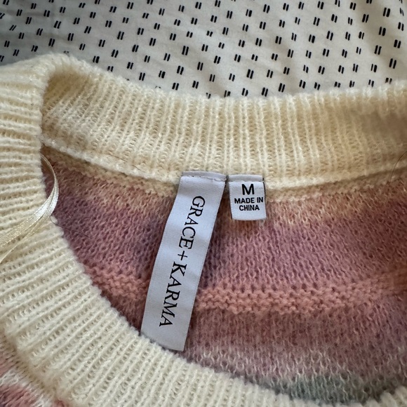 Multicolor Patterned Sweater - Picture 3 of 5